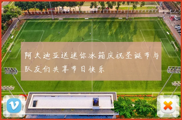 阿夫迪亚送迷你冰箱庆祝圣诞节与队友们共享节日快乐